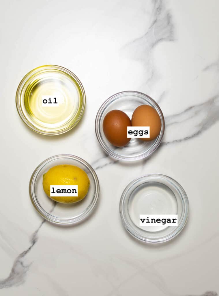 Quick Mayonnaise Recipe From Scratch! Only 4 Ingredients (2min