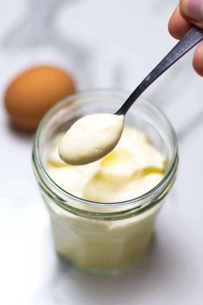 Quick Mayonnaise Recipe From Scratch! Only 4 Ingredients (2min