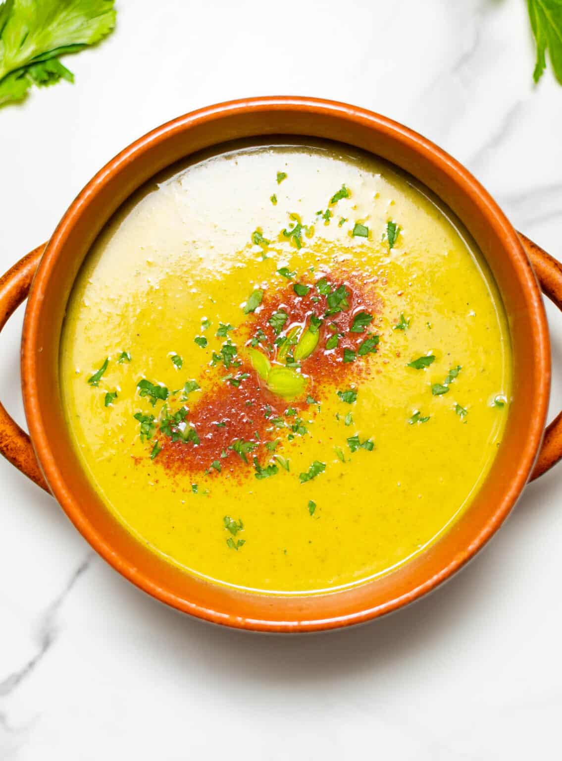The Best Carrot and Celery Soup Ambitious Foodie