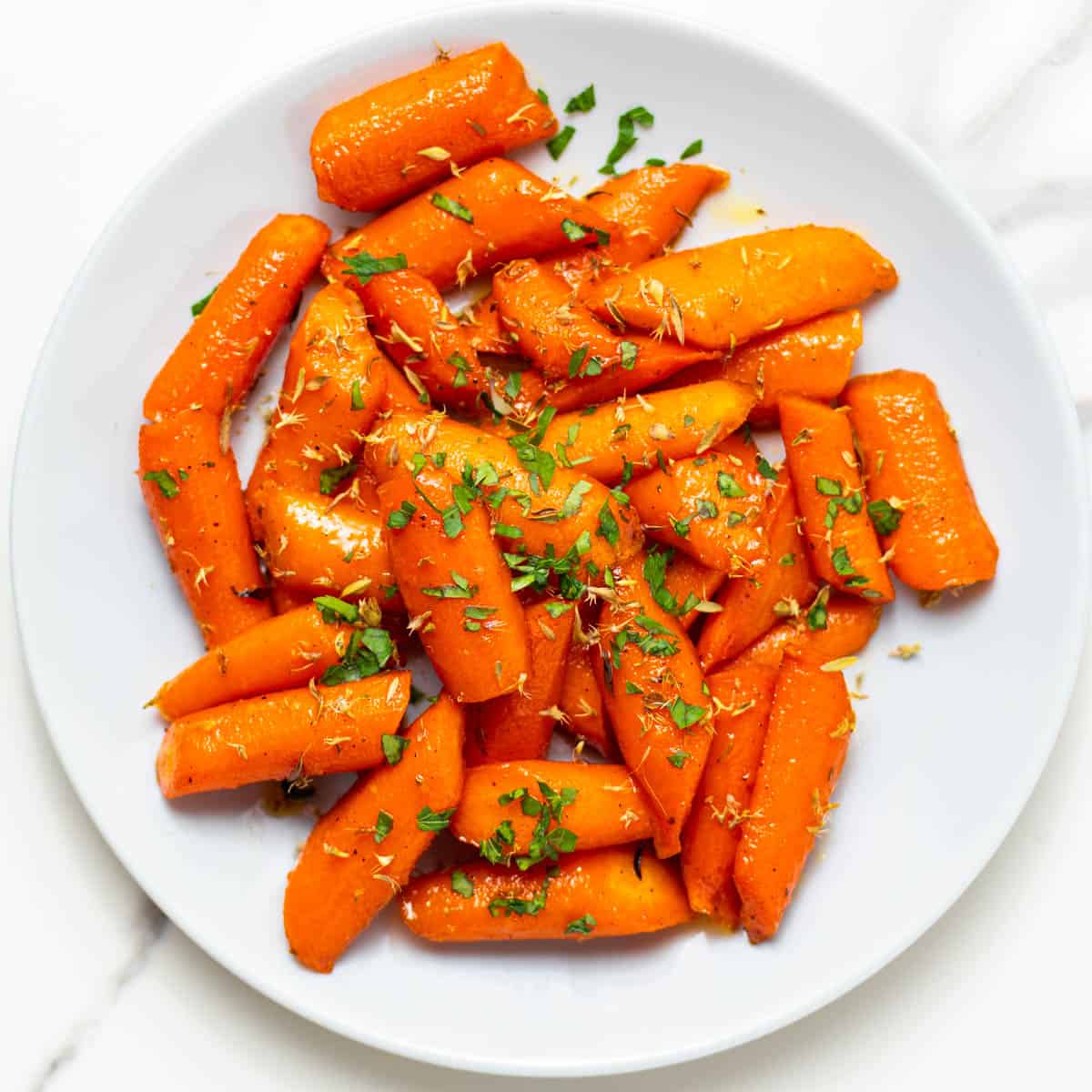 Brown Sugar Honey Glazed Carrots