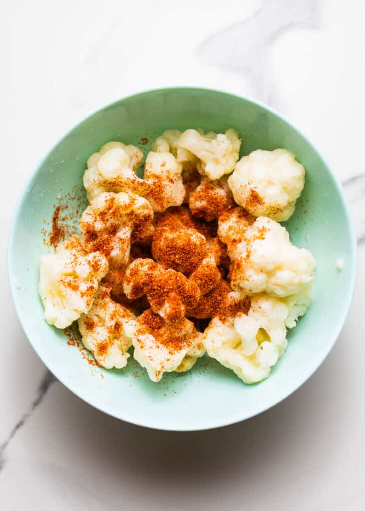 Easy Air Fryer Frozen Cauliflower Ambitious Foodie